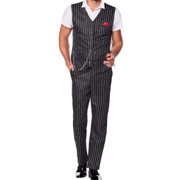 Spirit Halloween Adult Mr. Mob Gangster Costume Halloween Dress Up - Picture 1 of 10